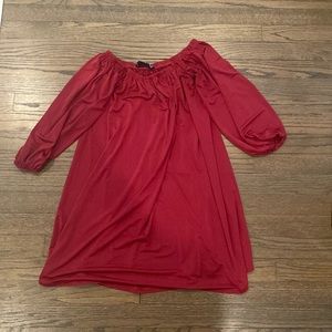 Audrey 3+1 off the shoulder mini dress